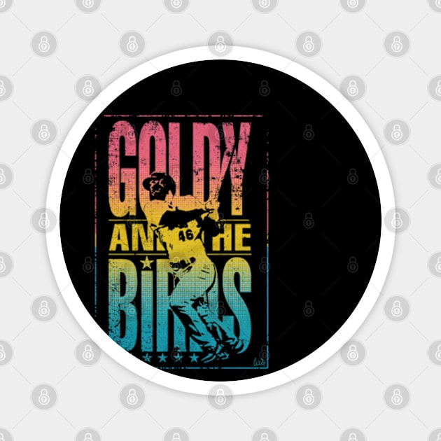 Paul Goldschmidt Goldy And The Birds Magnet by KraemerShop